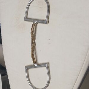 Toklat Copper mouth d ring twisted snaffle bit